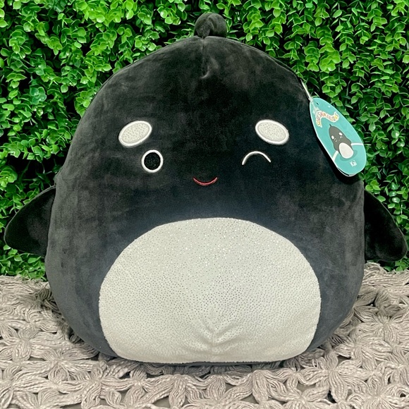 NWT 2021 Kai the Orca Sparkle Belly Squishmallows 12" - Picture 2 of 8